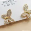 Mucci joyería de plata S925 con diamantes mariposa forma earras tarjeta estilo de moda versátil earwear para mujeres Application Scenario
